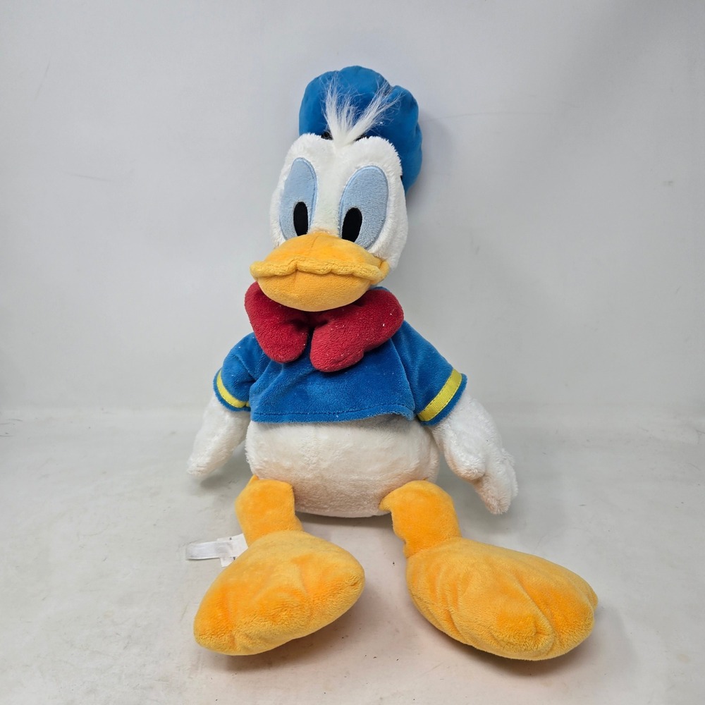 Disney Store Donald Duck Plush Classic Sailor Outfit Blue 17 Inch Soft Toy